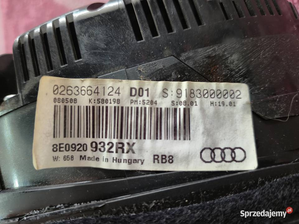 audi a4 b6 zegary licznik Goleniów