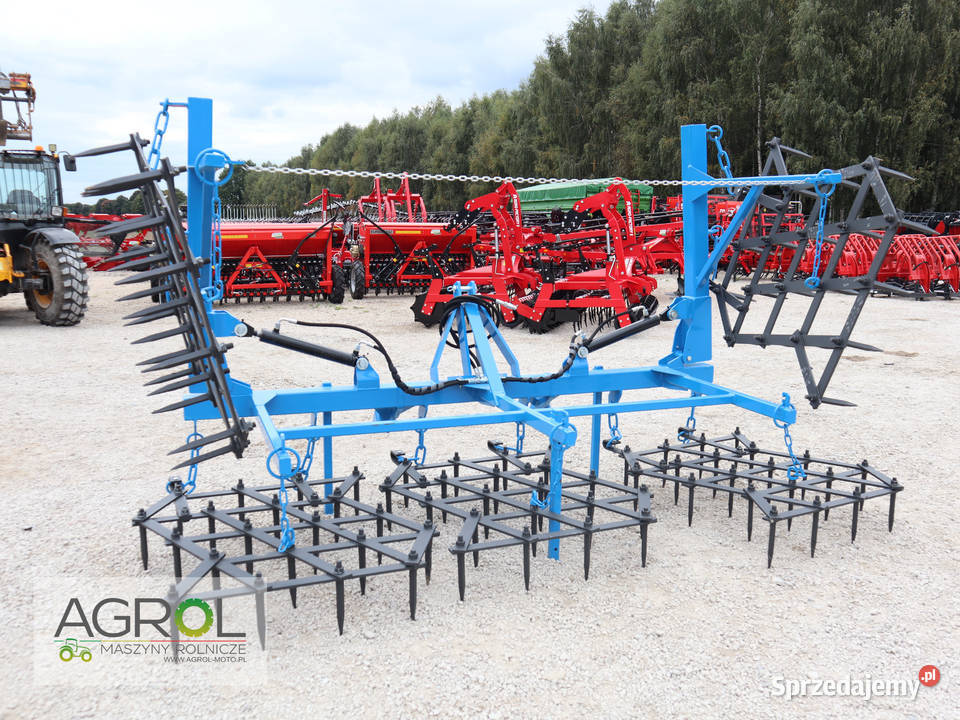 Brona zębowa zawieszana ciężka 5 7 polowa Inter Maszyny rolnicze sprzedam