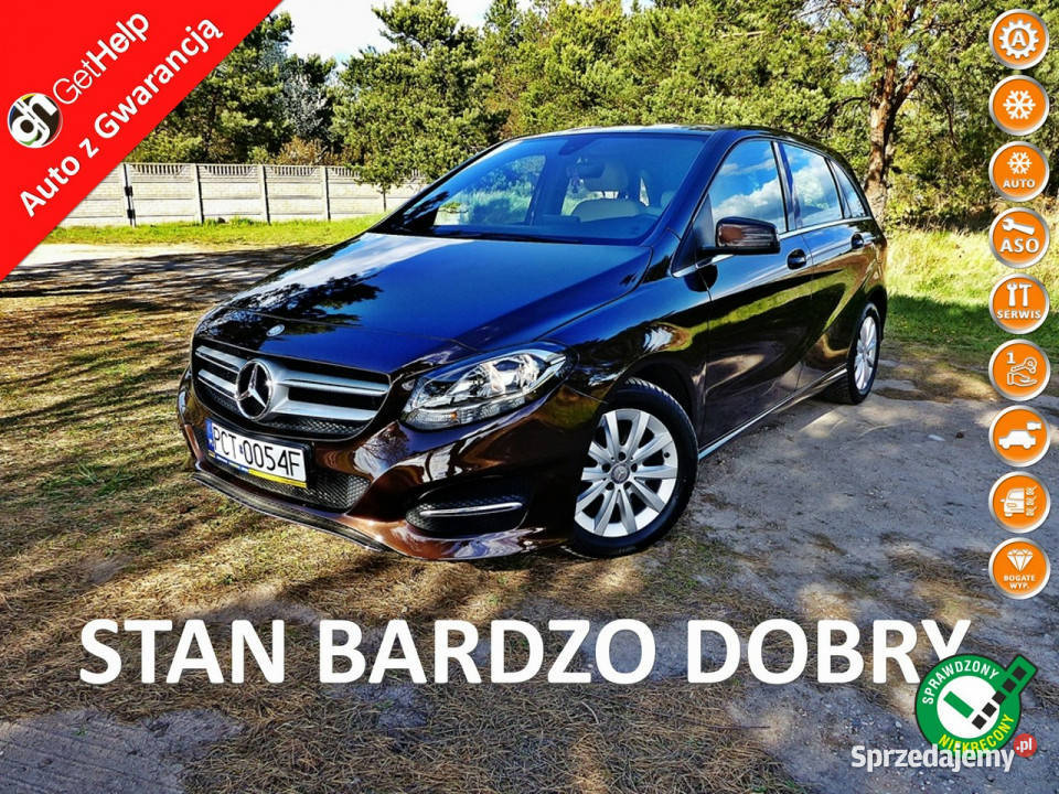 Mercedes B 180 180ClimatronicAluSkóryKameraPełna Piła