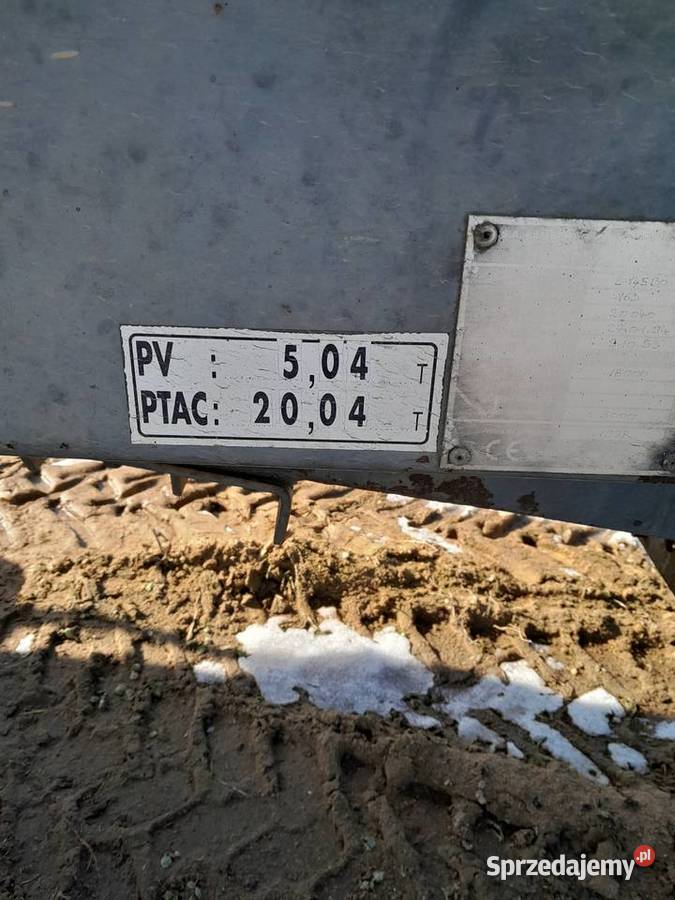 Przyczepa skorupowa Lambert tandem skorupa nieuszkodzony Kobylin-Borzymy sprzedam