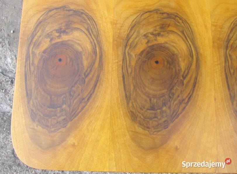 Stolik Art Deco Halabala H259 1950r orzech