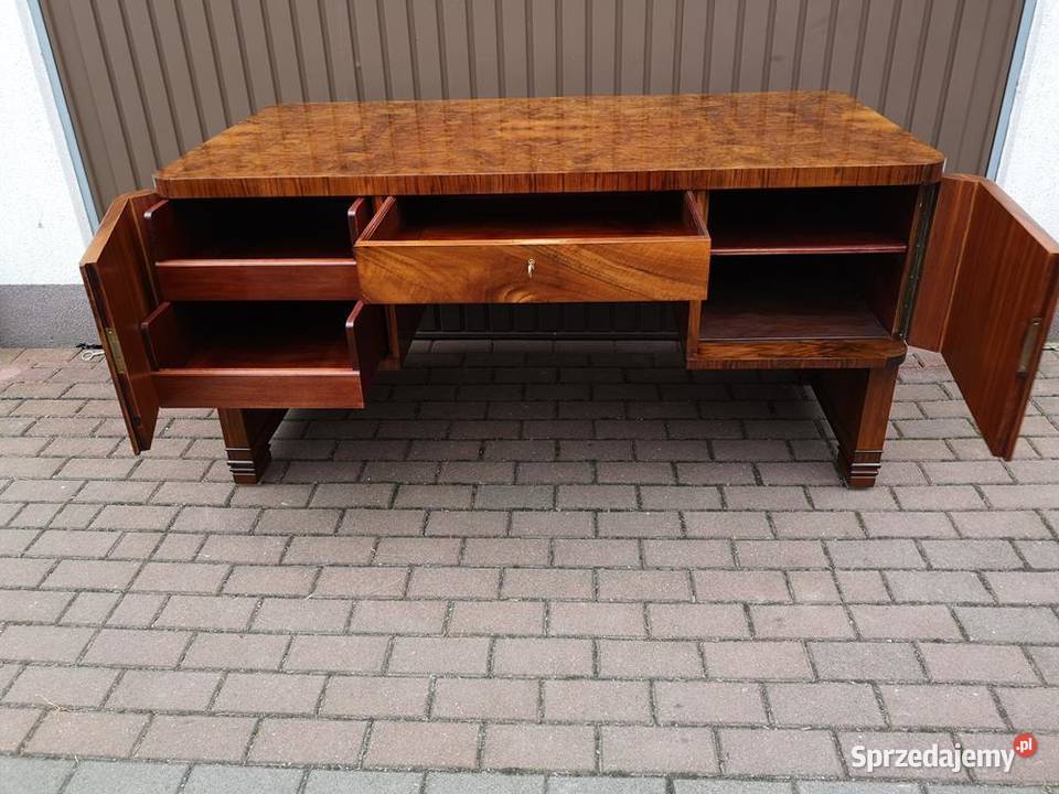 Biurko ARTDECO Orzech Unikat Politura Stare Swarzędz