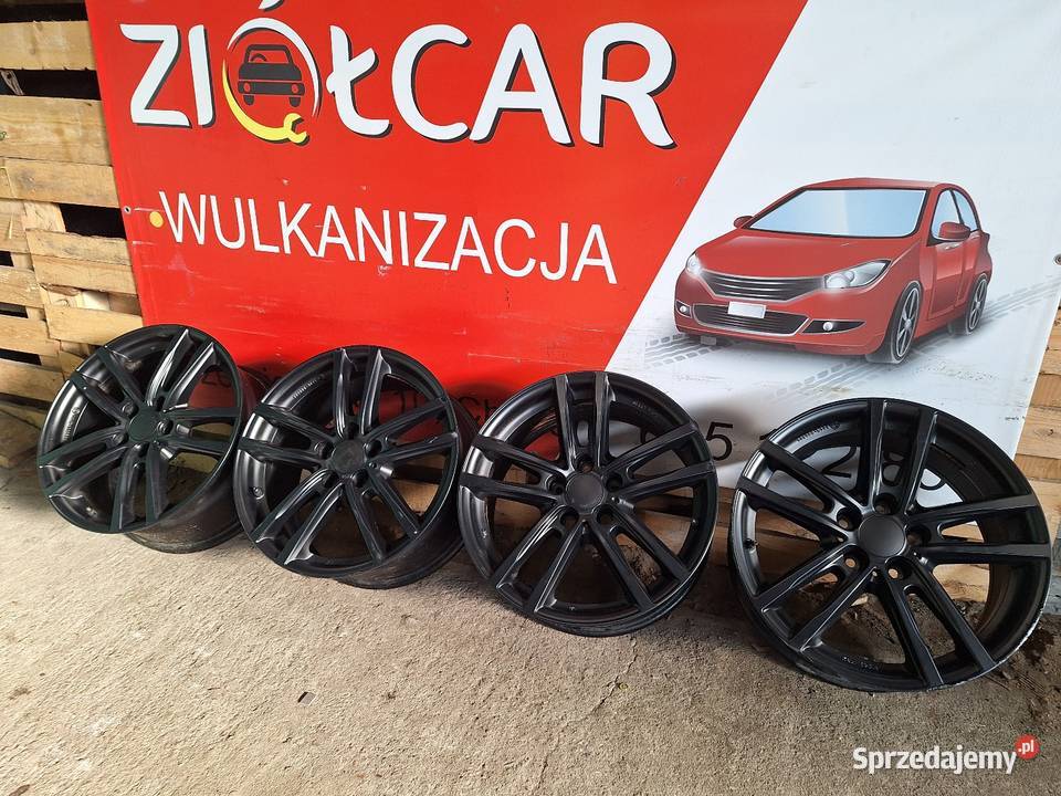 Alufelgi 5x112 17 ET40 Rial X10 Black Audi A3 A4 aluminiowe sprzedam