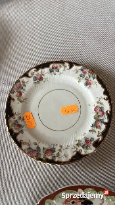 Angielski talerzyk deserowy Bez sygnatury pomorskie Gdańsk