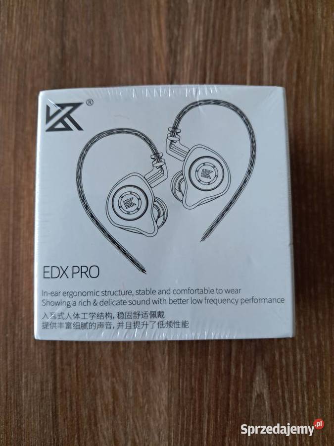 nowe nieotwierane przewodowe słuchawki KZ edx Sandomierz