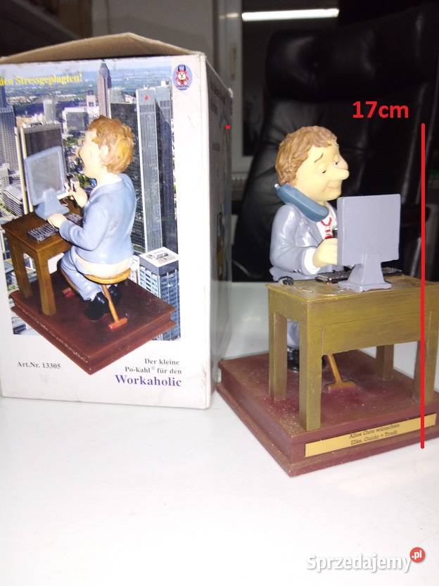 Figurka przycisk Pracocholik Kobylnica