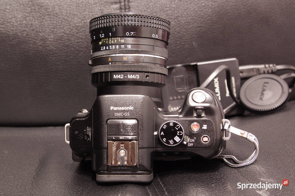 Panasonic G5 obiektywy manualne zestaw Aparaty