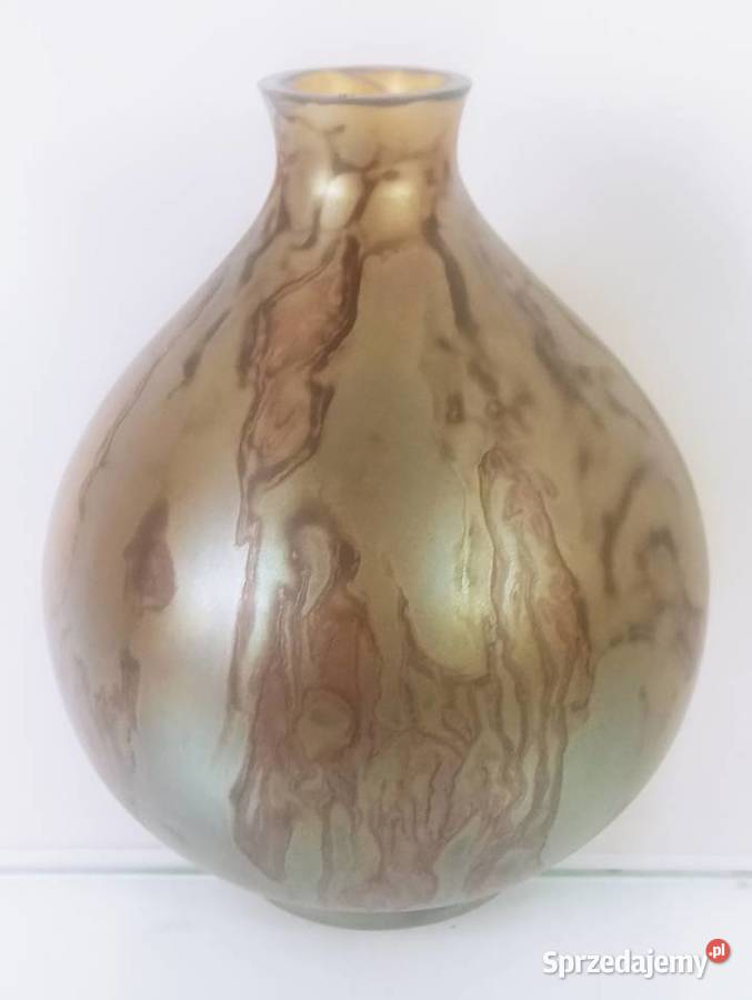 Loetz Wazon Iryzujące Szkło Loetz Nowa Sól