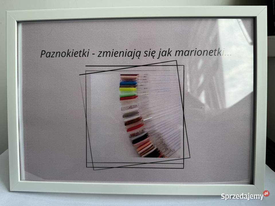 Unikatowe ponadczasowe dzieło w ramce Warszawa