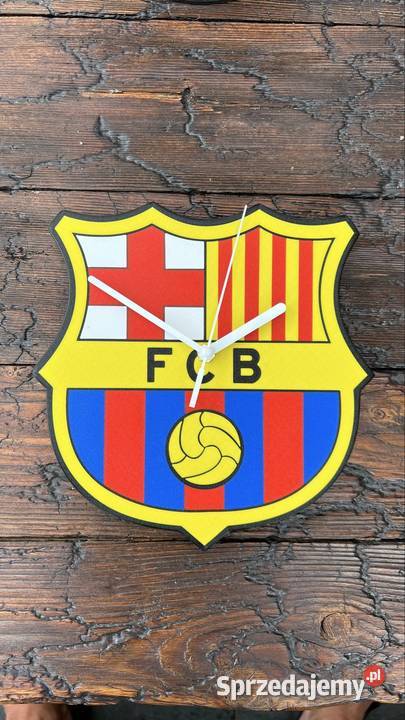 Zegar FC Barcelona inny kolor