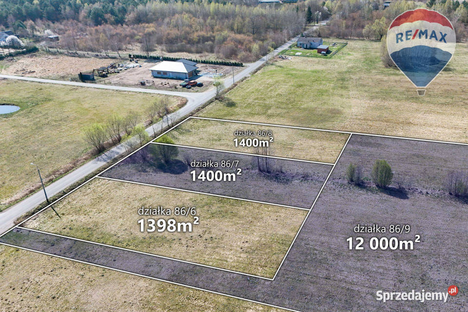 Działka 13 400 m2 z warunkami zabudowy Ładne