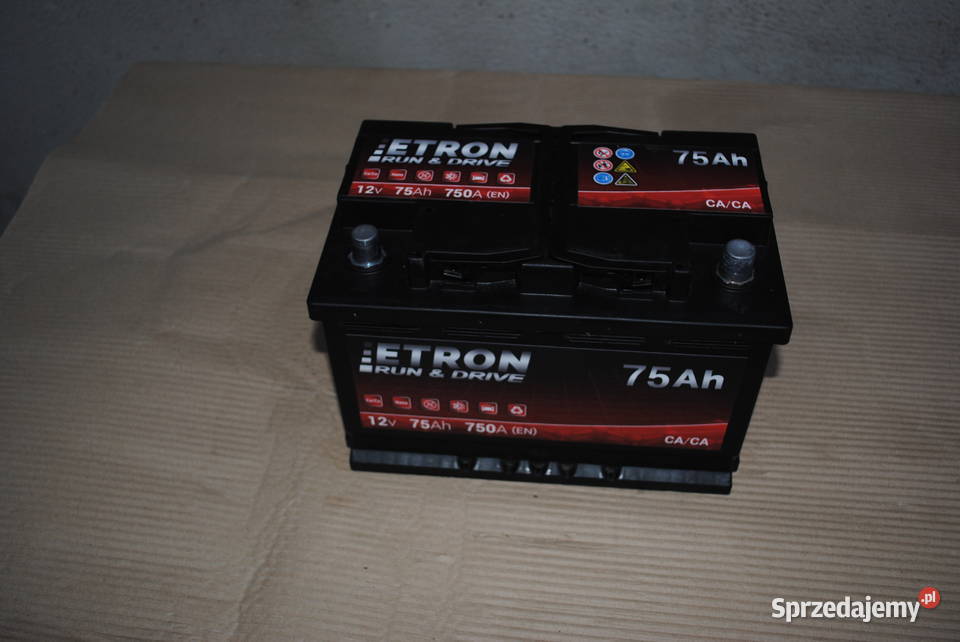 Akumulator Etron Run Drive 12 v 75Ah 730A nowy mazowieckie Błonie sprzedam