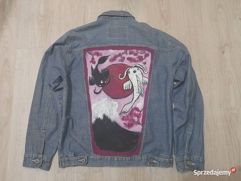 Kurtka jeansowa z długim rękawem Stallion karpie kolorowy Chynowo