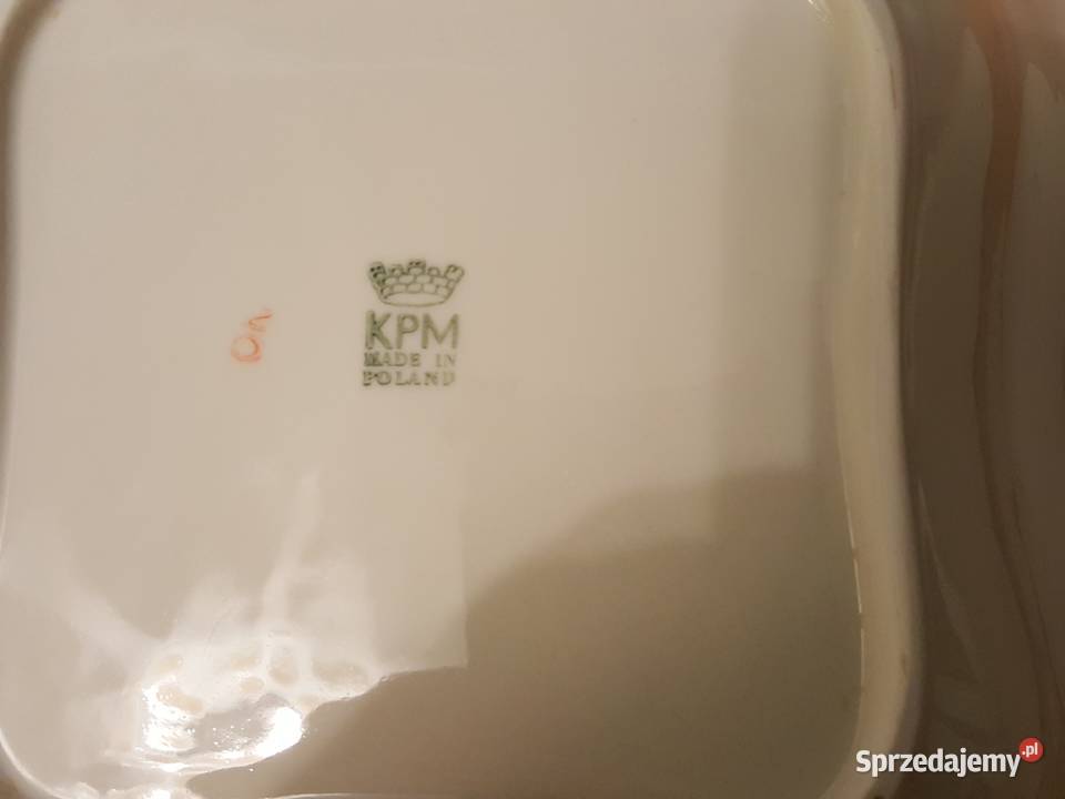 PORCELANA KPM 2 półmiski salaterka miska i Porcelana i szkło Złotniki