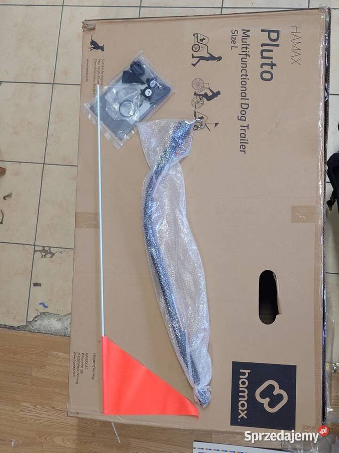 HAMAX przyczepka rowerowa psa PLUTO L do 45 blue Opole