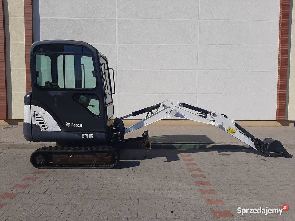 BOBCAT E16 2012 r minikoparka GWARANCJA MOŻLIWY Rok produkcji 2012 wielkopolskie Gniezno sprzedam