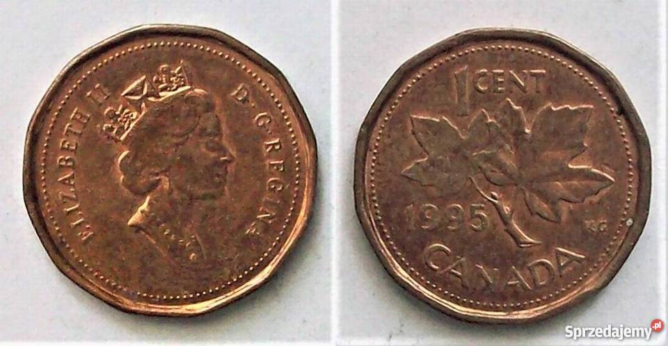 Kanada 1 cent 1995 Leźnica Wielka