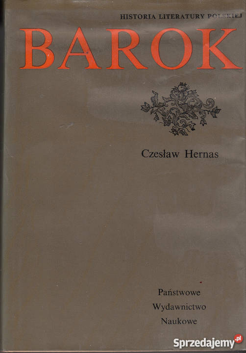 01610 BAROK HISTORIA LITERATURY POLSKIEJ CZESŁAW małopolskie Czyrna