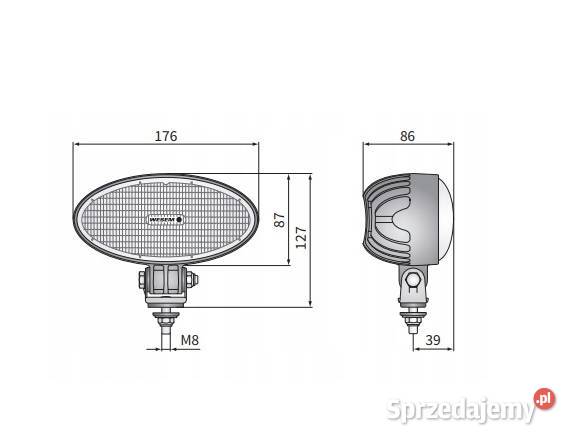 LAMPA ROBOCZA 10xLED 1224V 4000LM AMP Zakrzew sprzedam