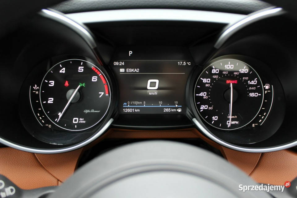 Alfa Romeo Giulia 20 Turbo Kamera Cofania światła LED Sokołów