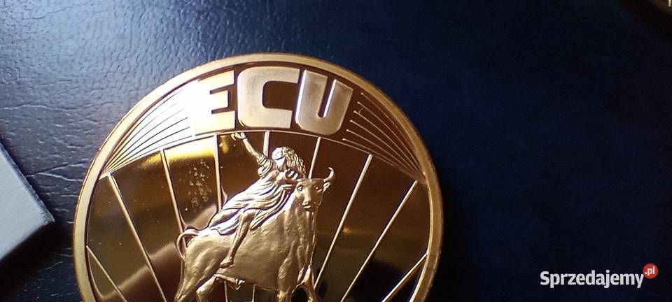 Stare monety Medal ECU 197 Numizmatyka Lesko