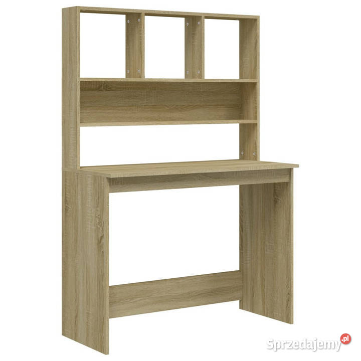 Biurko z półkami dąb sonoma 102x45x148 WM823003 mazowieckie sprzedam
