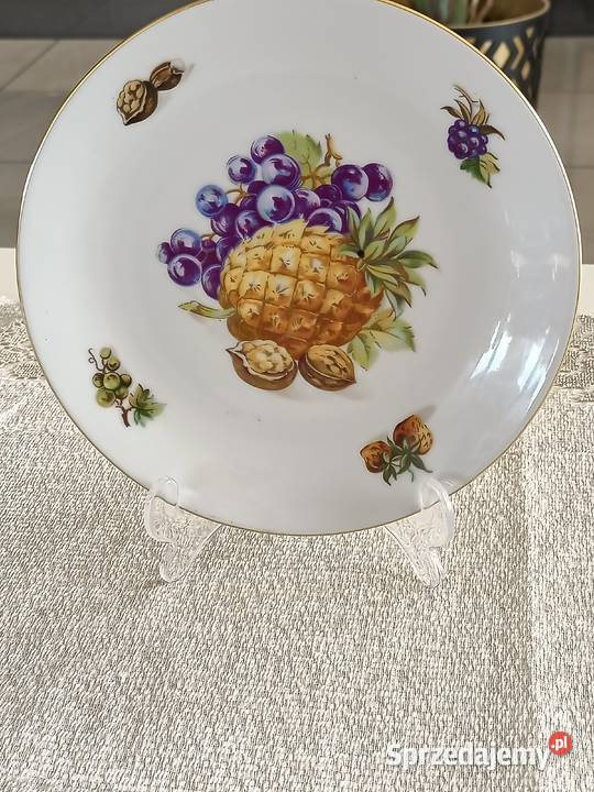 Talerz owocowy ananas na ciasto sery Zamość