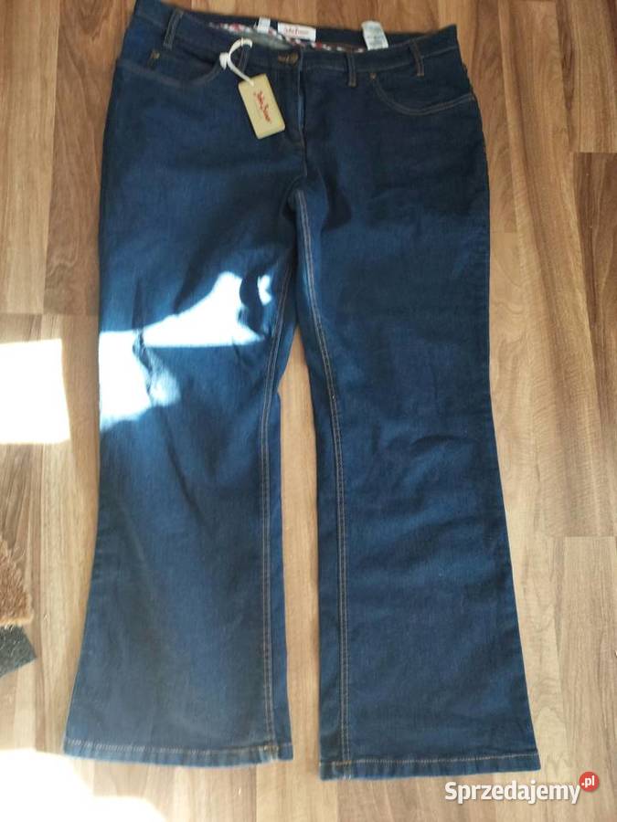 Granatowe spodnie jeans JEANSOWE JOHN BANER 48 dolnośląskie Wrocław
