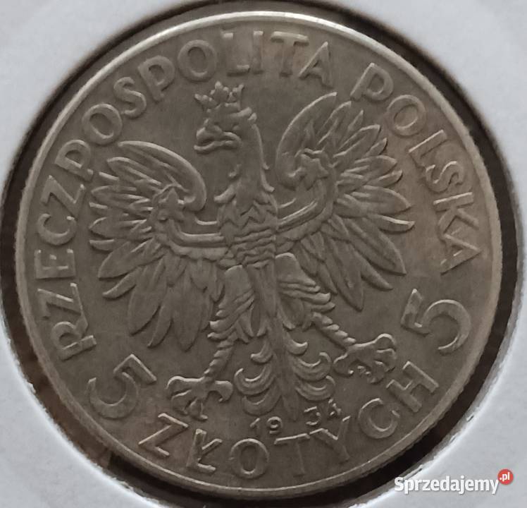 5 Głowa kobiety 1934 r 3 najniższy nakład Antyki, Sztuka, Kolekcje Konin