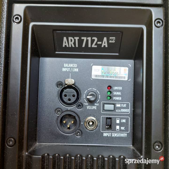 Głośniki aktywne RCF Art 712A MkV Międzyrzec Podlaski