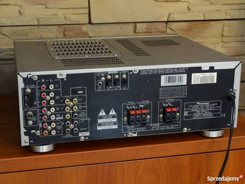 Amplituner Pioneer VSXD510S mocny i Amplitunery podkarpackie Jasło