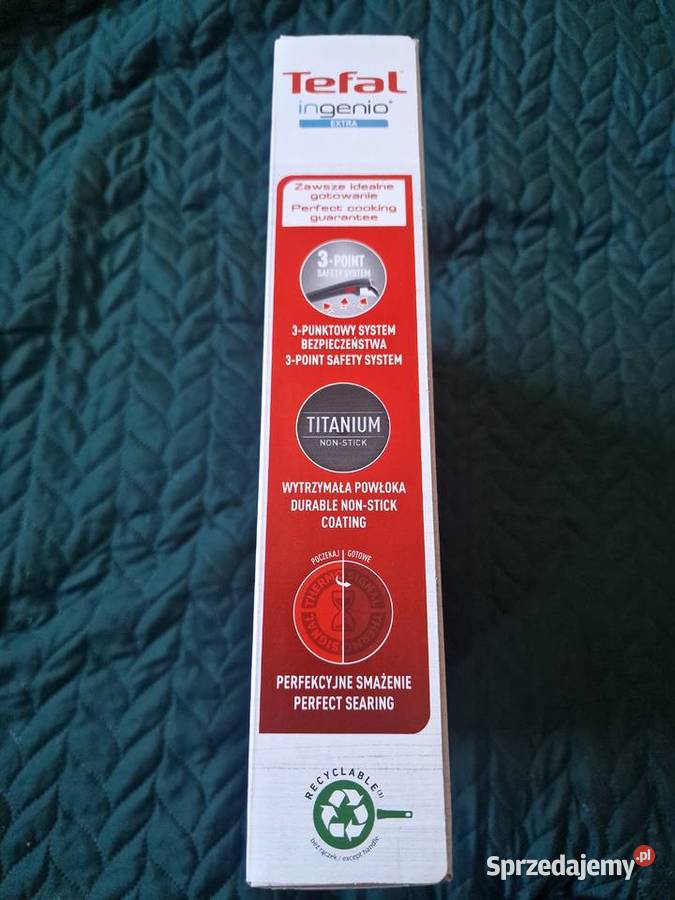 NOWY Zestaw patelni TEFAL INGENIO 3 elem TEFAL Wrocław
