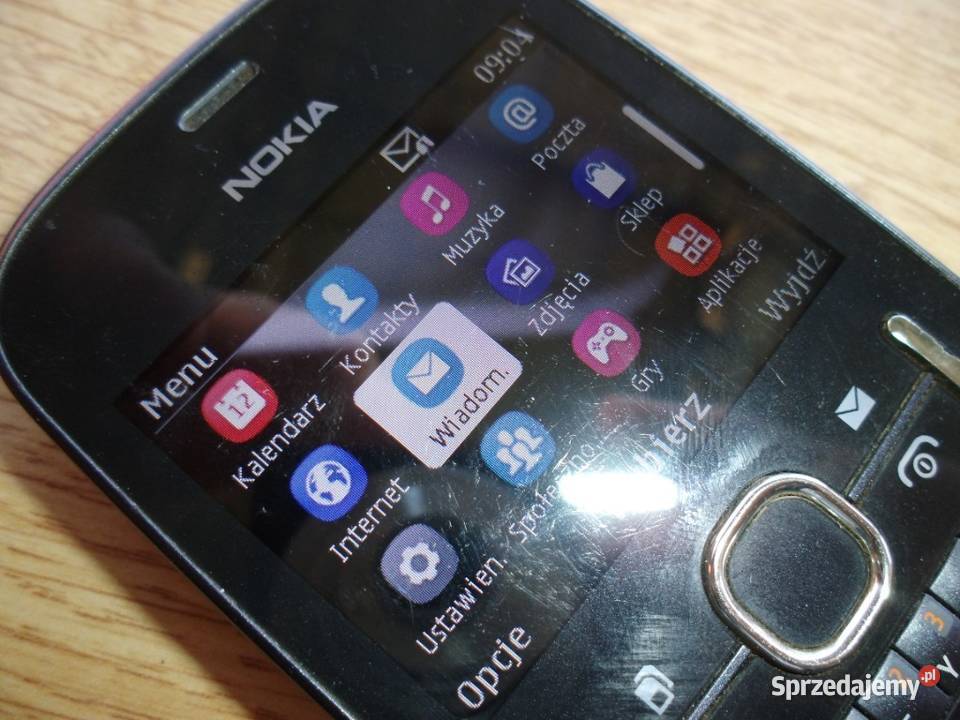 Nokia Asha 200 Oryginał ładna Głośna Telefony komórkowe Wesoła