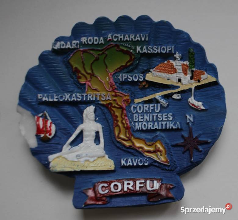 magnes magnesy lodówka lodówkę Grecja wakacje Toruń