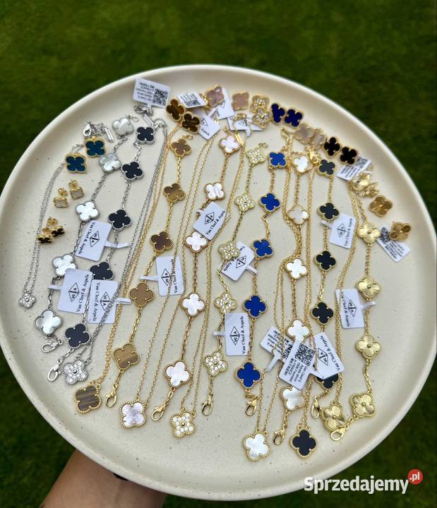 Kolczyki naszyjnik bransoletka łańcuszek VC Warszawa