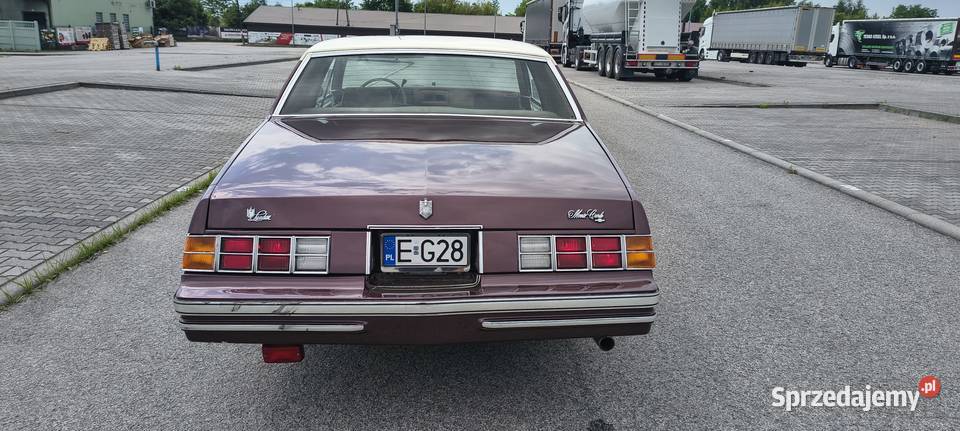 Chevrolet Monte Carlo 50 V8 stan idealny do Rok produkcji 1980 łódzkie
