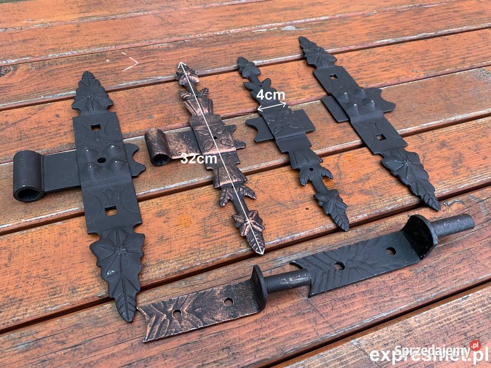 Zawias środkowy ozdobny atrapa dekoracyjny kuty Poznań