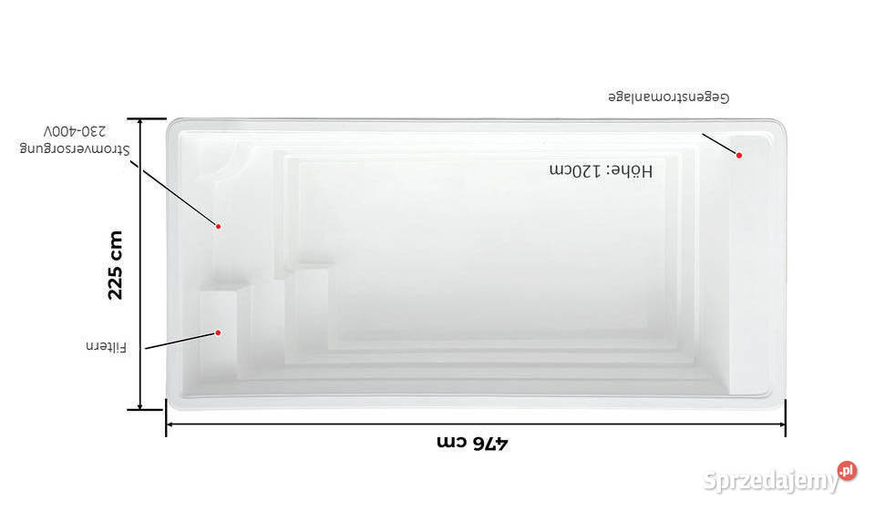 Basen wolnostojący Basen ogrodowy Basen domowy Tychy