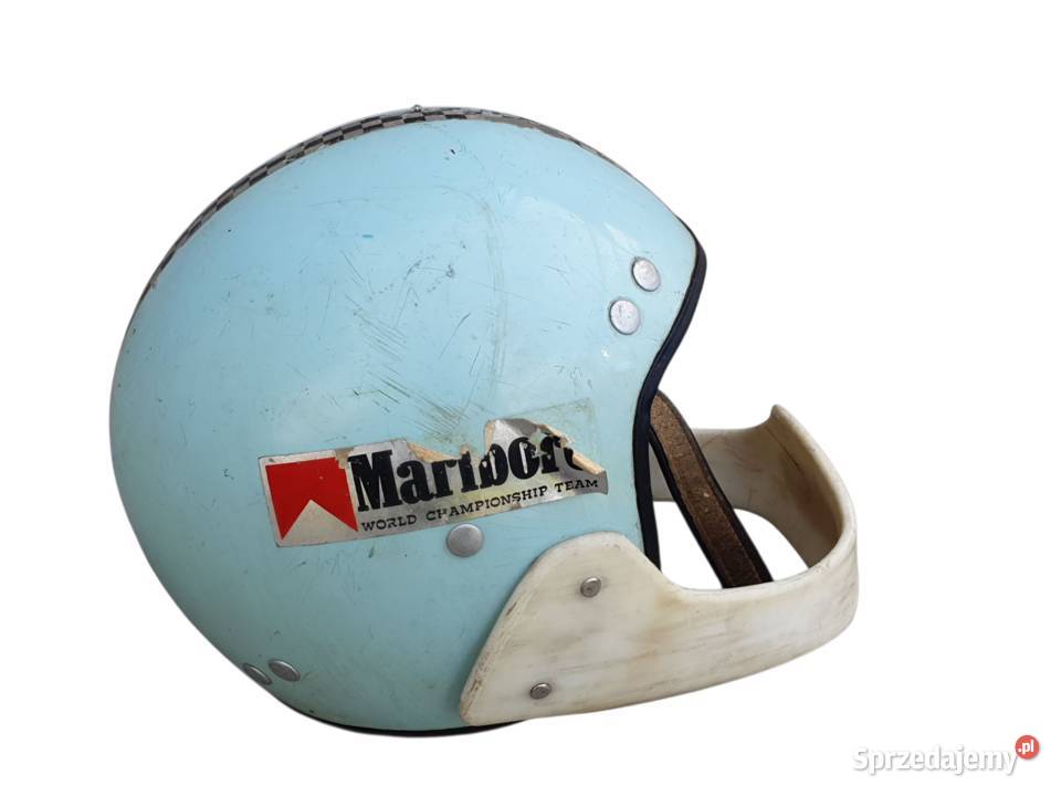 Stary kask orzeszek motocyklowy Czechosłowacja śląskie Cieszyn