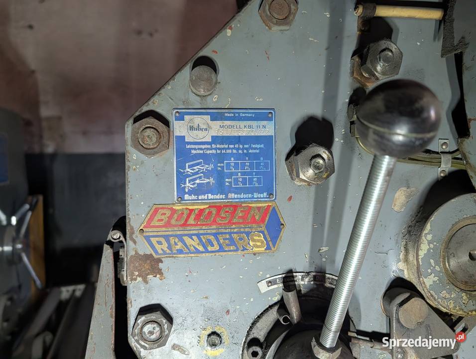 Prasa mimośrodowa Mubea KBL 11N