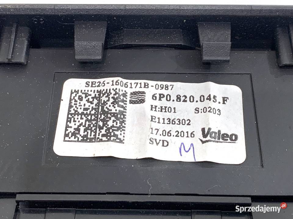 PANEL STEROWANIA NAWIEWU SEAT IBIZA IV osobowe Panele sterowania, przełączniki