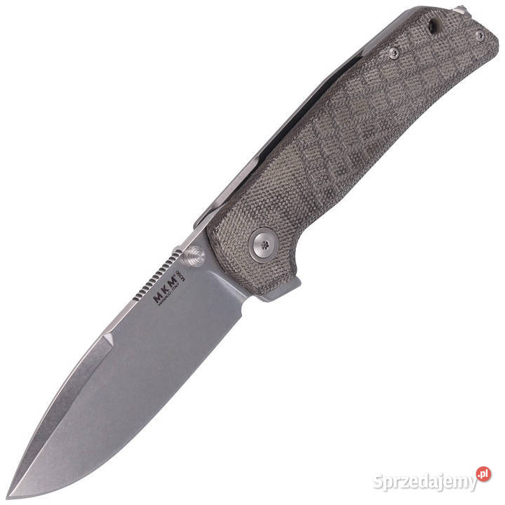 Nóż składany MKM Maximo Green Micarta Stone mazowieckie Warszawa sprzedam