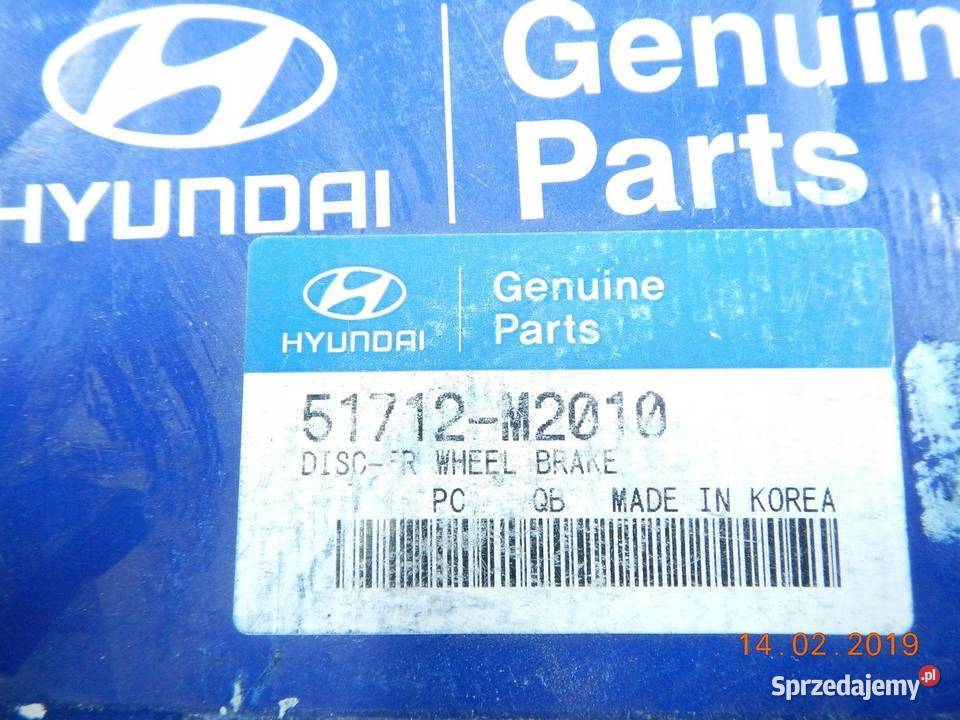 TARCZA HAMULCOWA HYUNDAI MITSUBISHI ORYGINAŁ osobowe