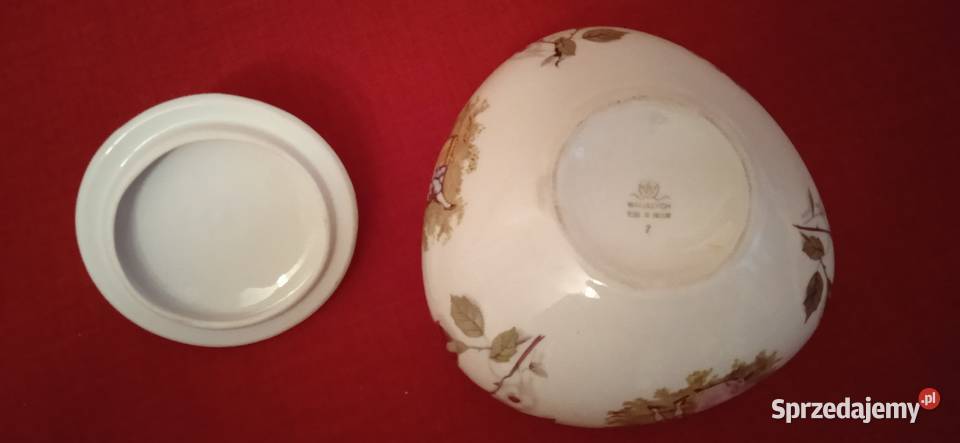 Cukiernica z porcelany Ceramika i szkło dolnośląskie Świdnica