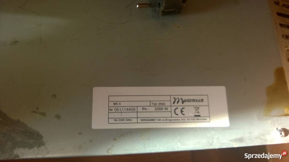 Kuchenka gazowoelektryczna pod zabudowę Okazja AGD