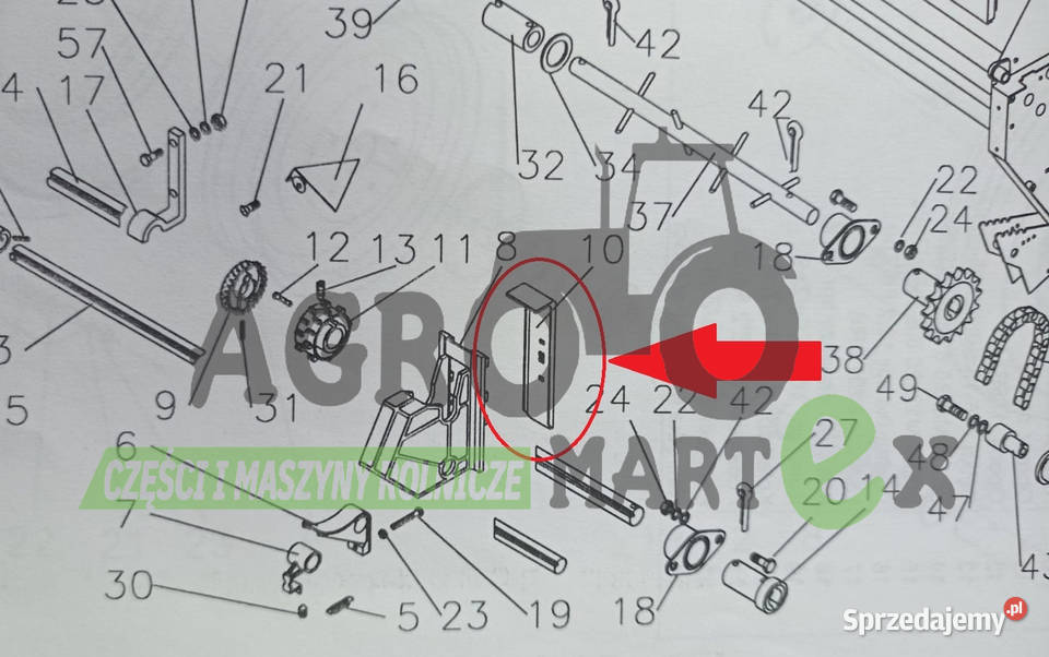 8243074020324 61003074020320 DNO APARATU WYSIEW Wichrów