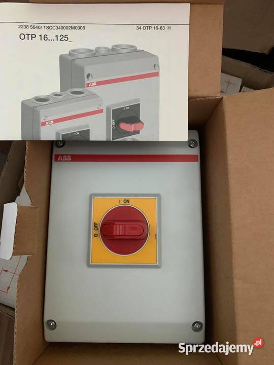 Przełącznik ABB OTP63BA3M Enclosed switch Warszawa sprzedam