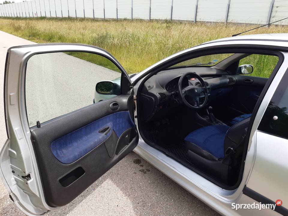 Peugeot 206 14HDI diesel 2002r srebrny Kraków