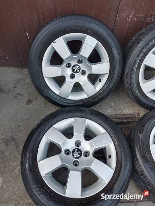 Komplet kół Peugeot 16 4x108 alufelgi opony Koła Ostrołęka