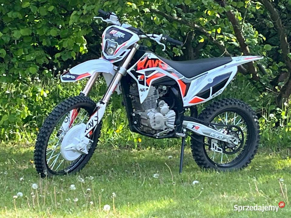 Motocross KAYO 250 T4 biały Lipno